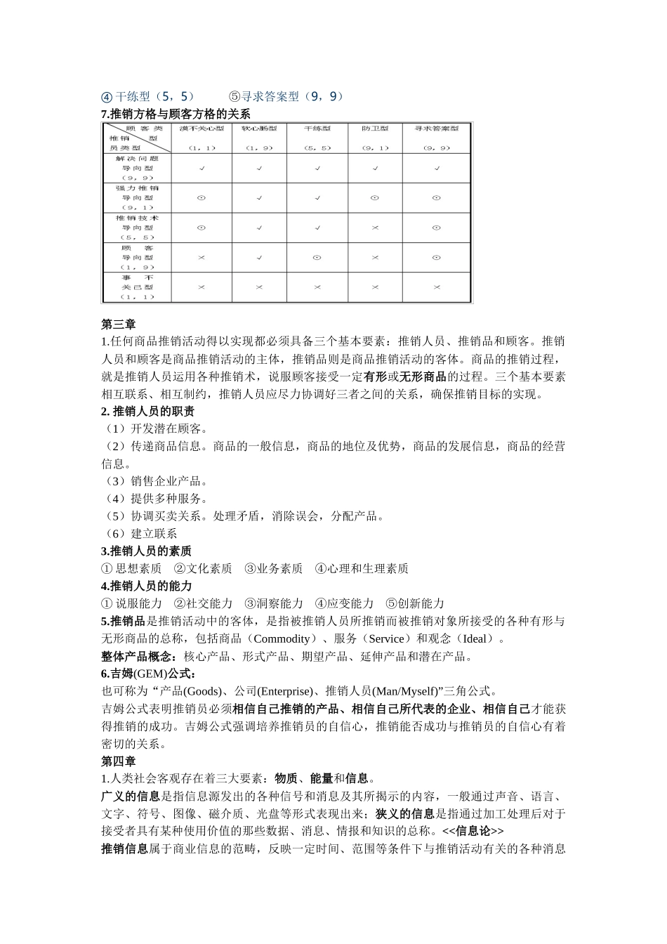 推销学复习资料简介_第3页