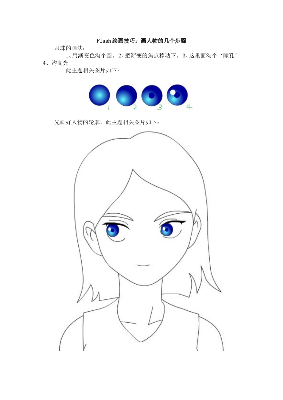 画人物的几个步骤_第1页