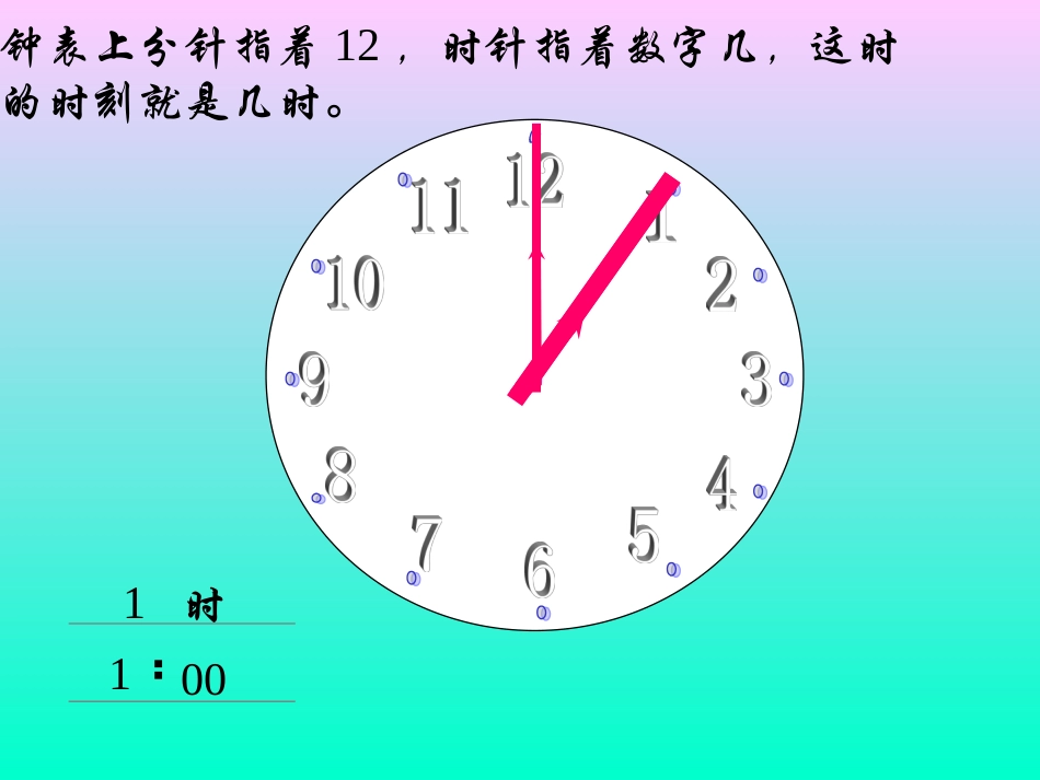 时分秒的认识整理与复习_第3页