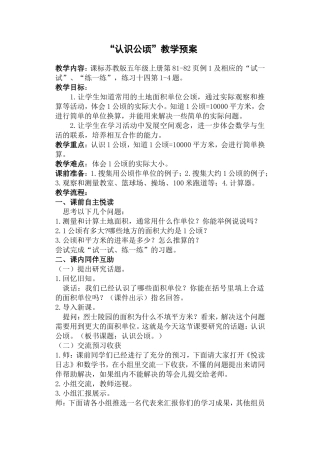 认识公顷详案
