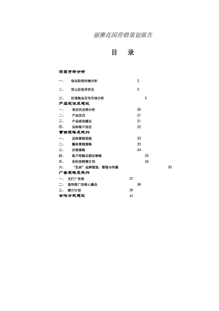 丽雅花园营销策划报告(41)