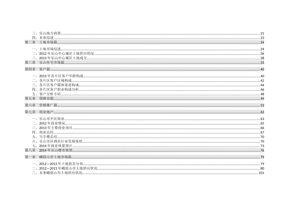 乐山房产市场报告汇总_第2页
