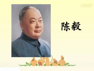 《陈毅探母》