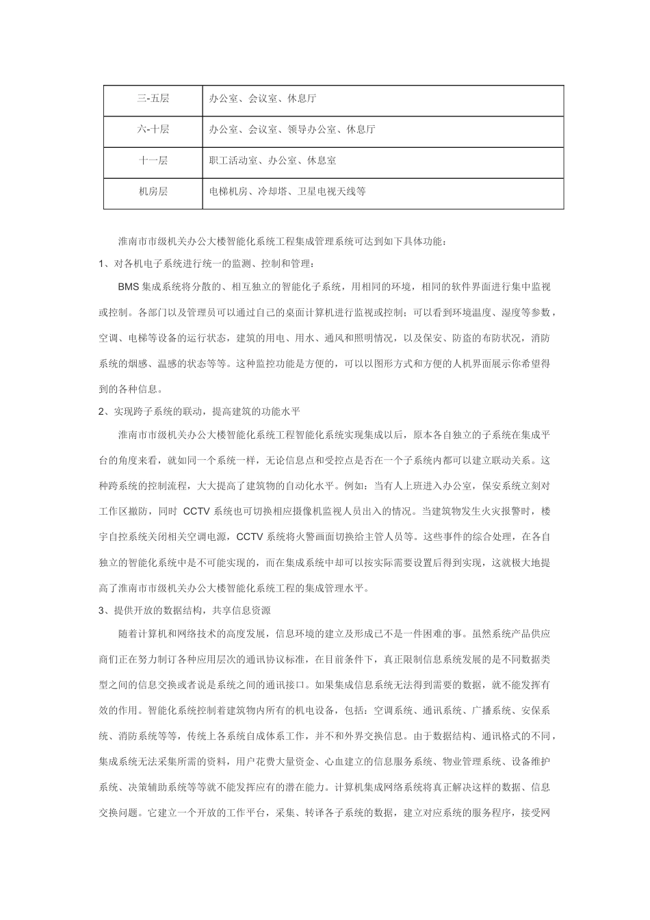智能建筑标准系统集成方案_第2页