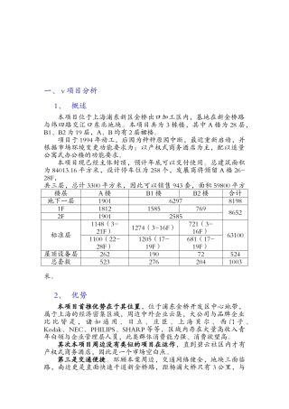 碧云中惠项目营销策划书