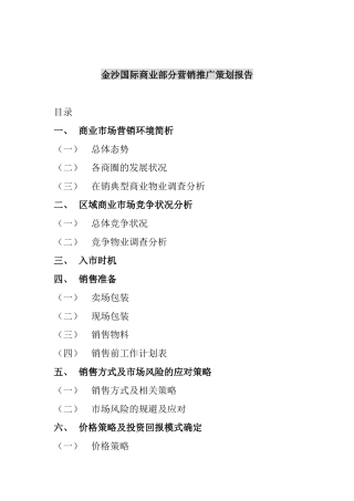 重庆各商圈部分营销推广策划报告