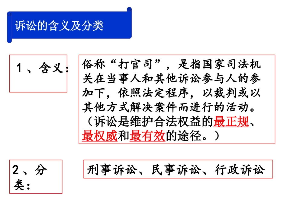 第一课时从行政诉讼说起依法治国_第2页