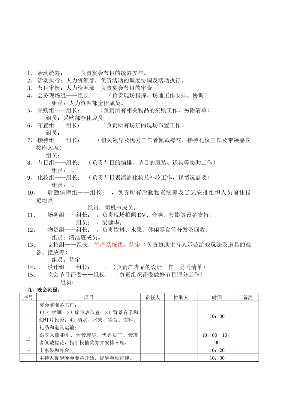 年终表彰联欢晚会方案_第2页