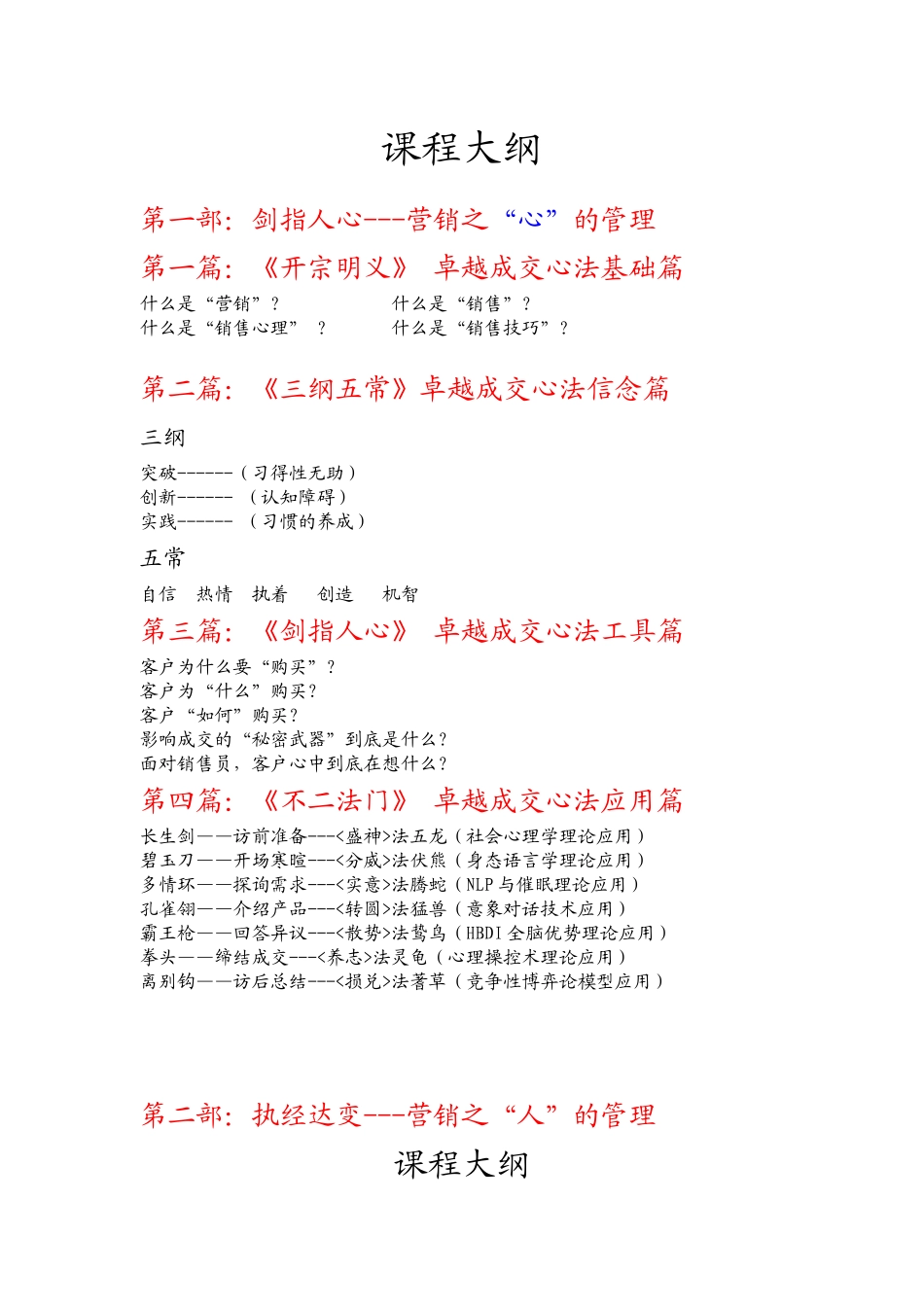 南京营销班课程提纲_第2页