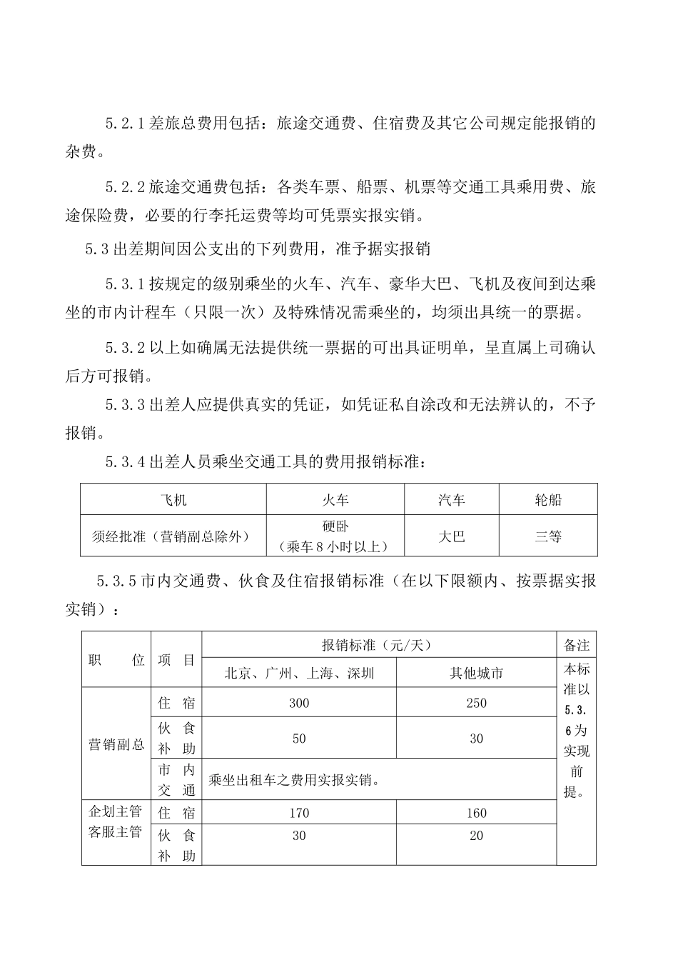 营销部出差管理规定_第3页