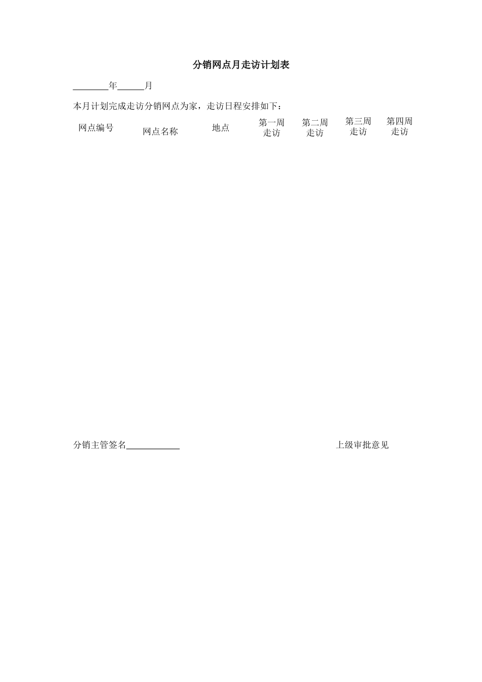 移动通信公司某分公司分销主管工作规范_第3页