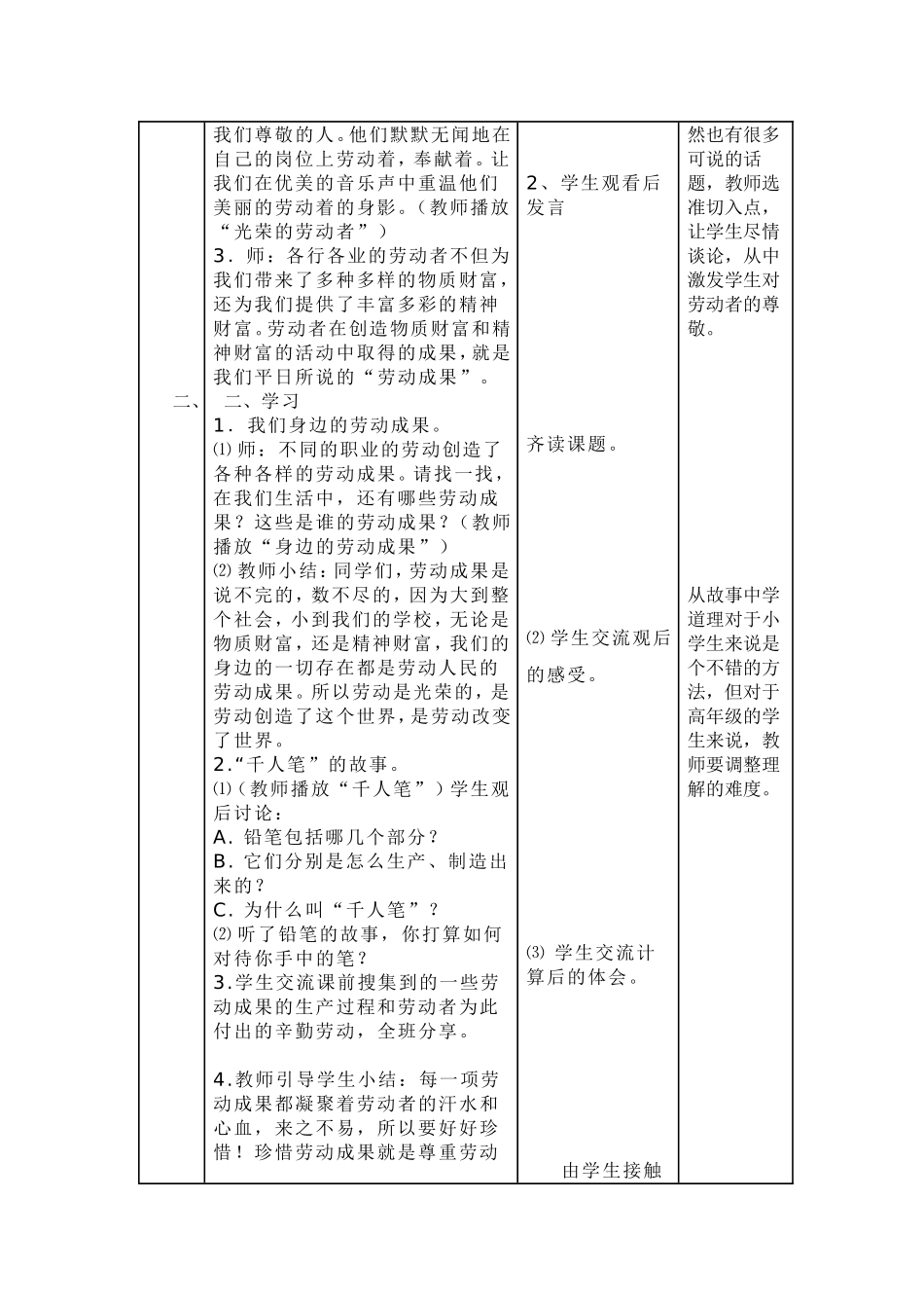 《劳动成果要珍惜》第一课时_第2页