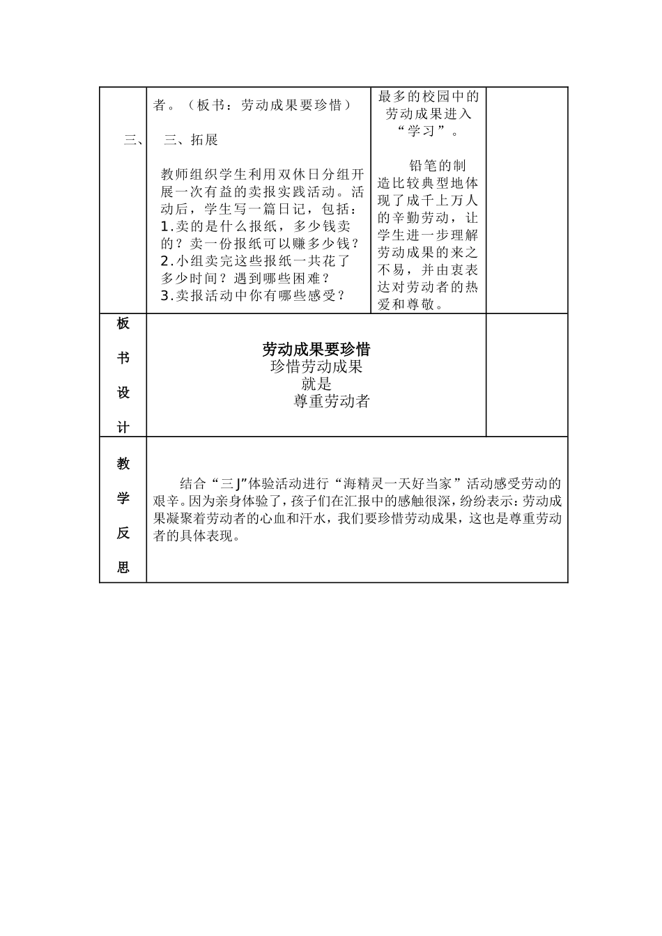 《劳动成果要珍惜》第一课时_第3页