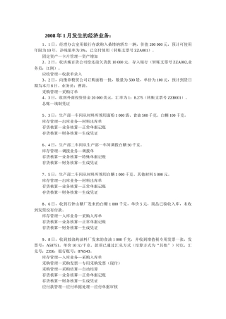 经济业务管理知识操作步骤