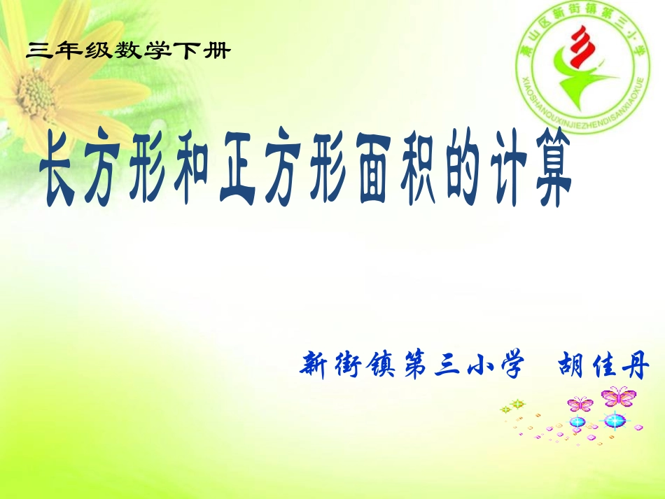 长方形正方形面积的计算_第3页