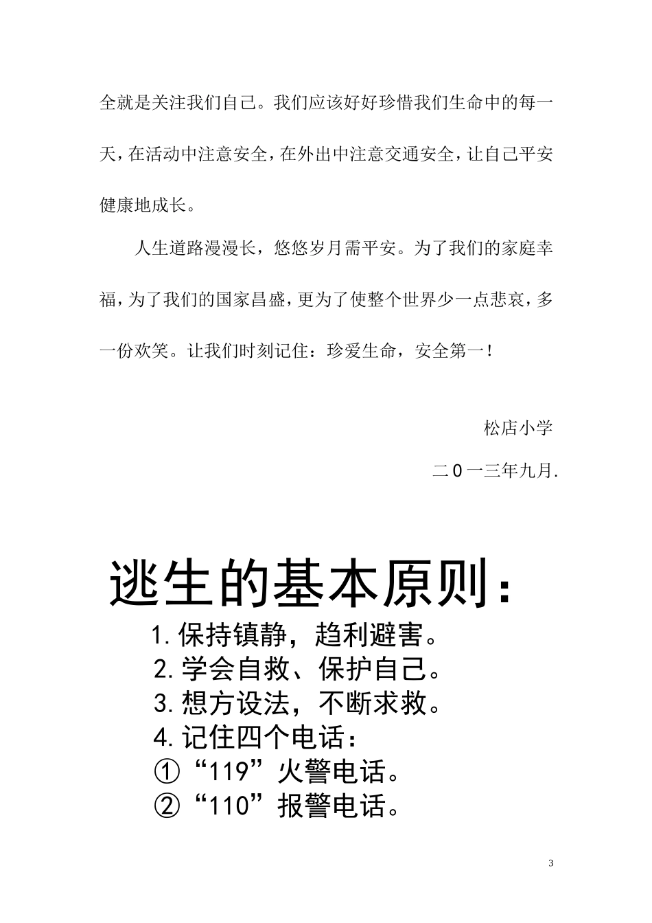 珍爱生命安全第一_第3页