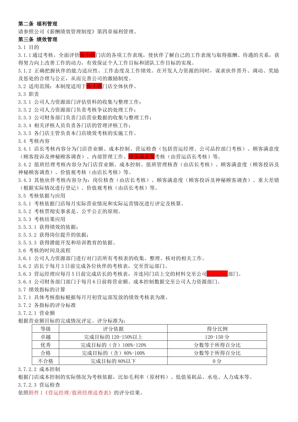 鱼小妖门店营运手册_第3页