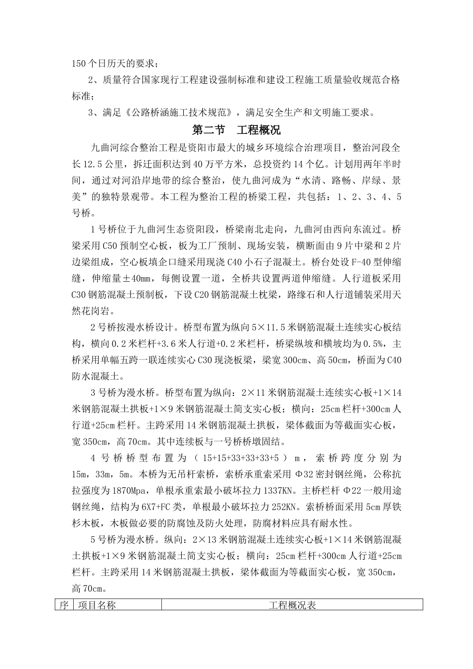 九曲河综合工程生态资阳段桥梁工程施工方案(新)_第2页