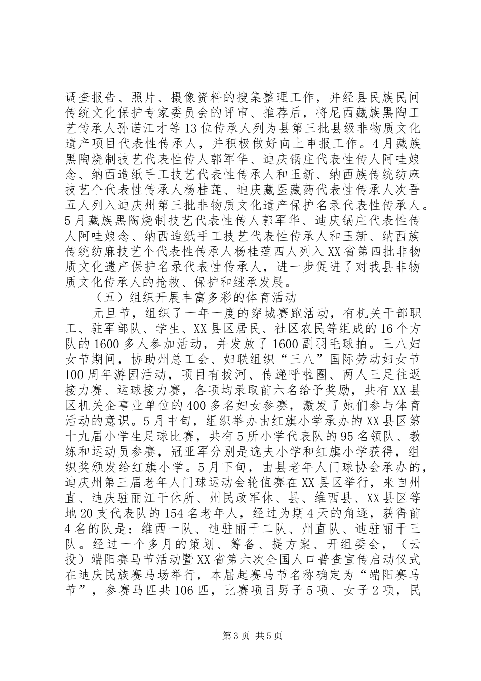 文体局XX年工作总结及下年工作计划_第3页