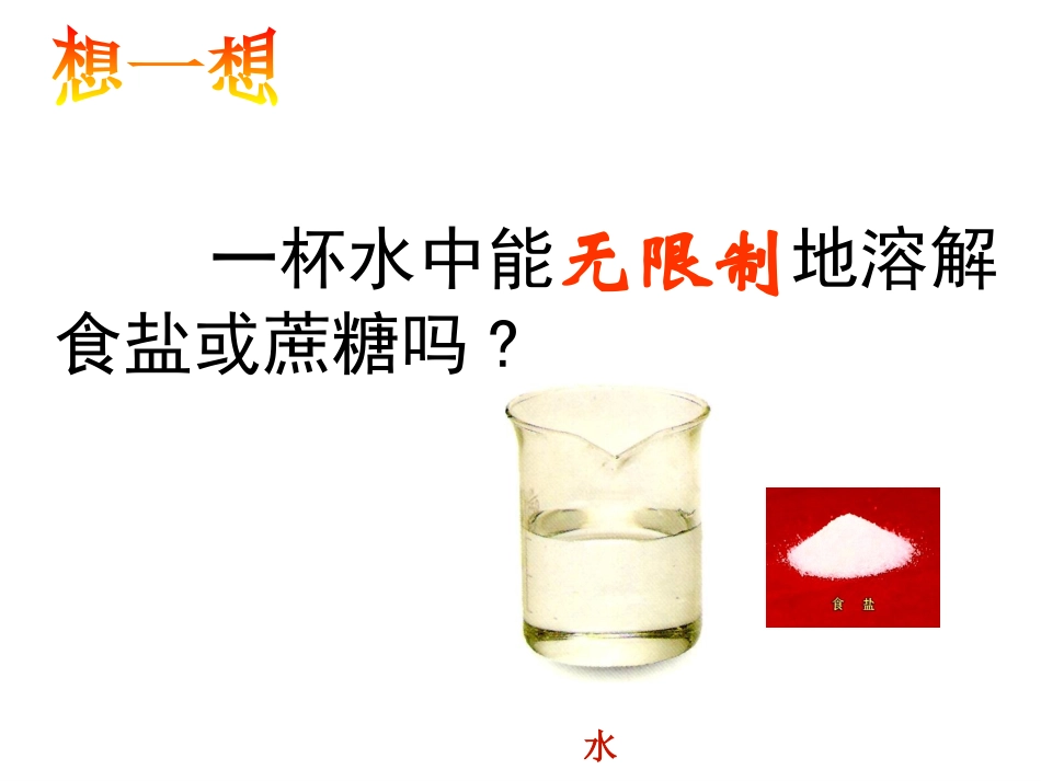 饱和溶液与不饱和溶液课件_第2页