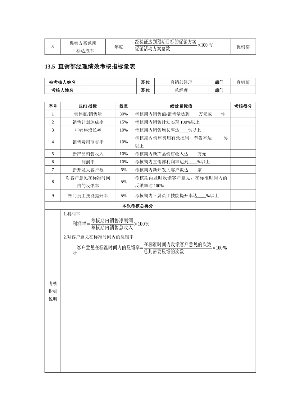 销售促销人员绩效考核( 8)_第3页