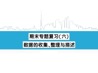 期末专题复习（六）数据的收集、整理与描述