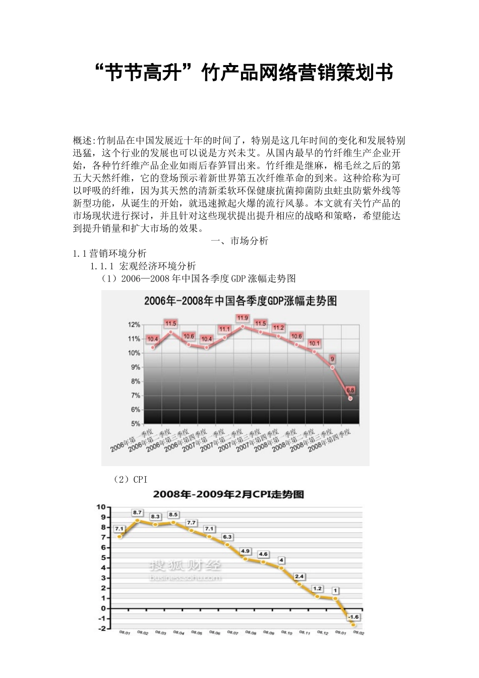 网络营销节节高升策划书_第1页