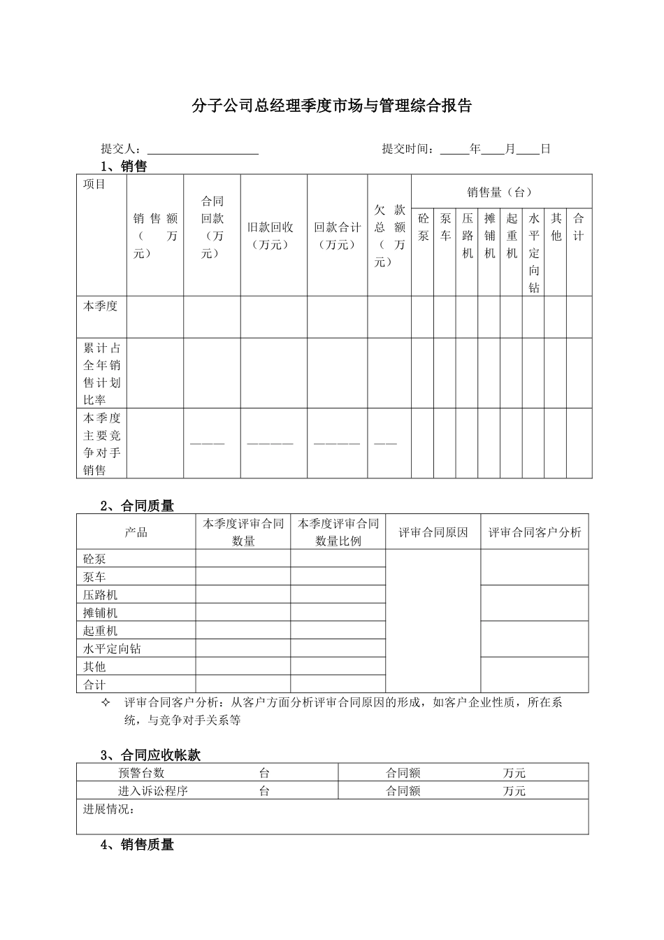 营销体系报告表格汇总1123侯文_第2页