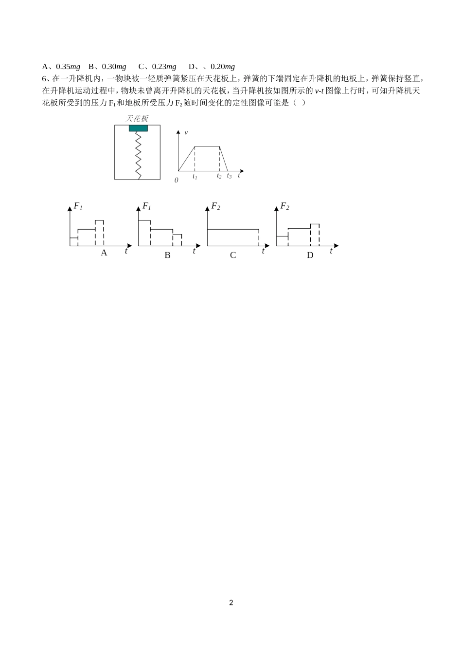 牛顿运动定律一_第2页