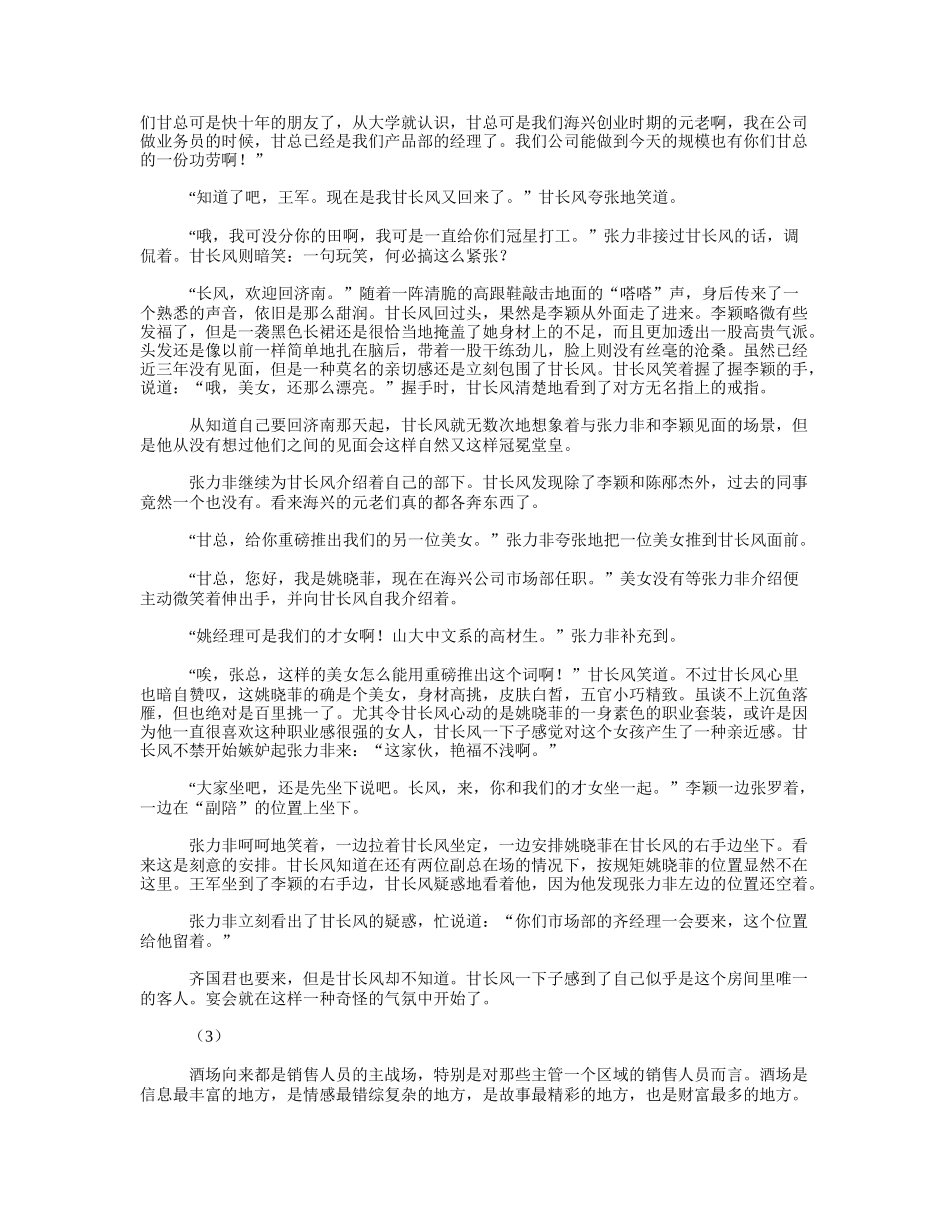 渠道无间-销售类小说_第3页