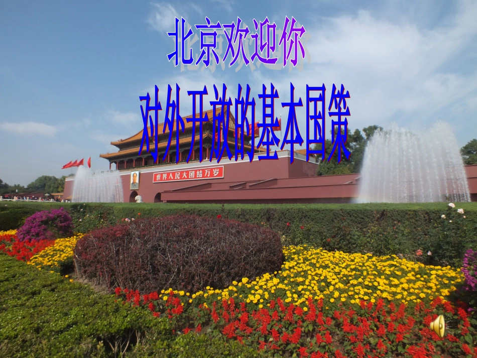 （中小学精品）对外开放的基本国策_第1页