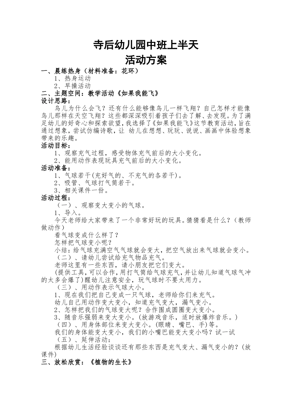 苏晓霖中班半天活动方案_第1页