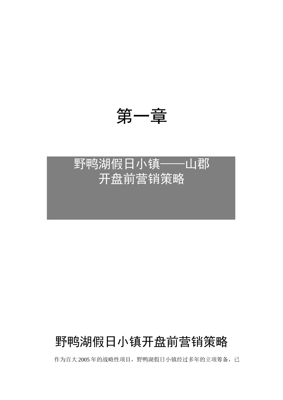 假日小镇总体营销山峮销售策略全案_第2页