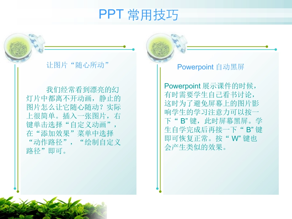 王云云-PPT常用制作技巧_第3页