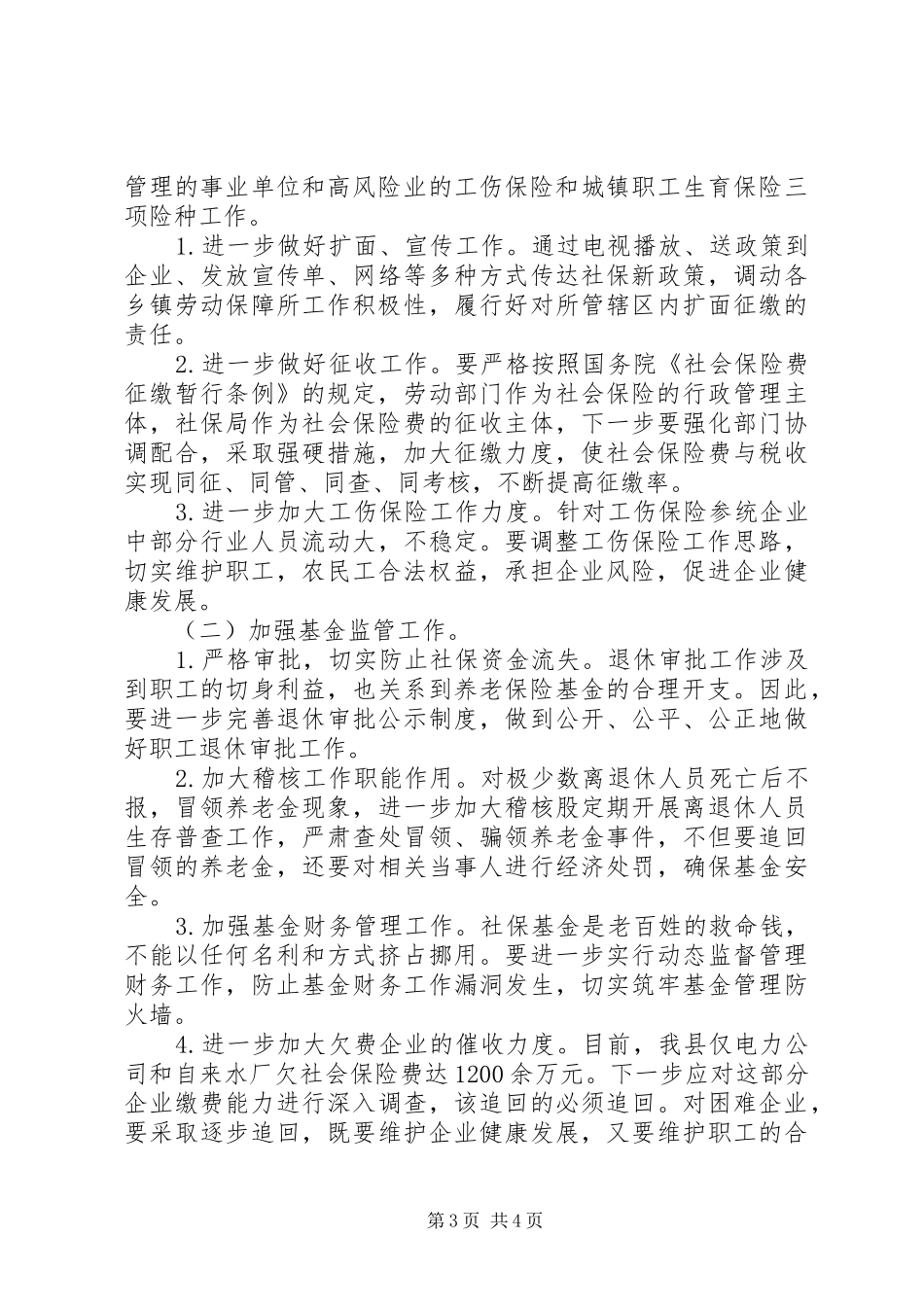 社保局年度工作总结和下年工作计划_第3页