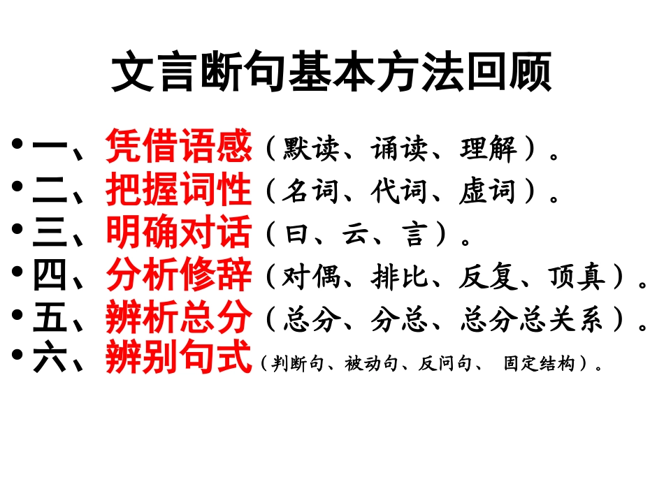 (中小学精品）最新文言断句公开课课件_第3页