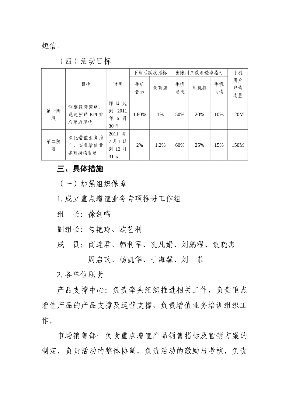 重点增值业务营销活动实施方案_第3页