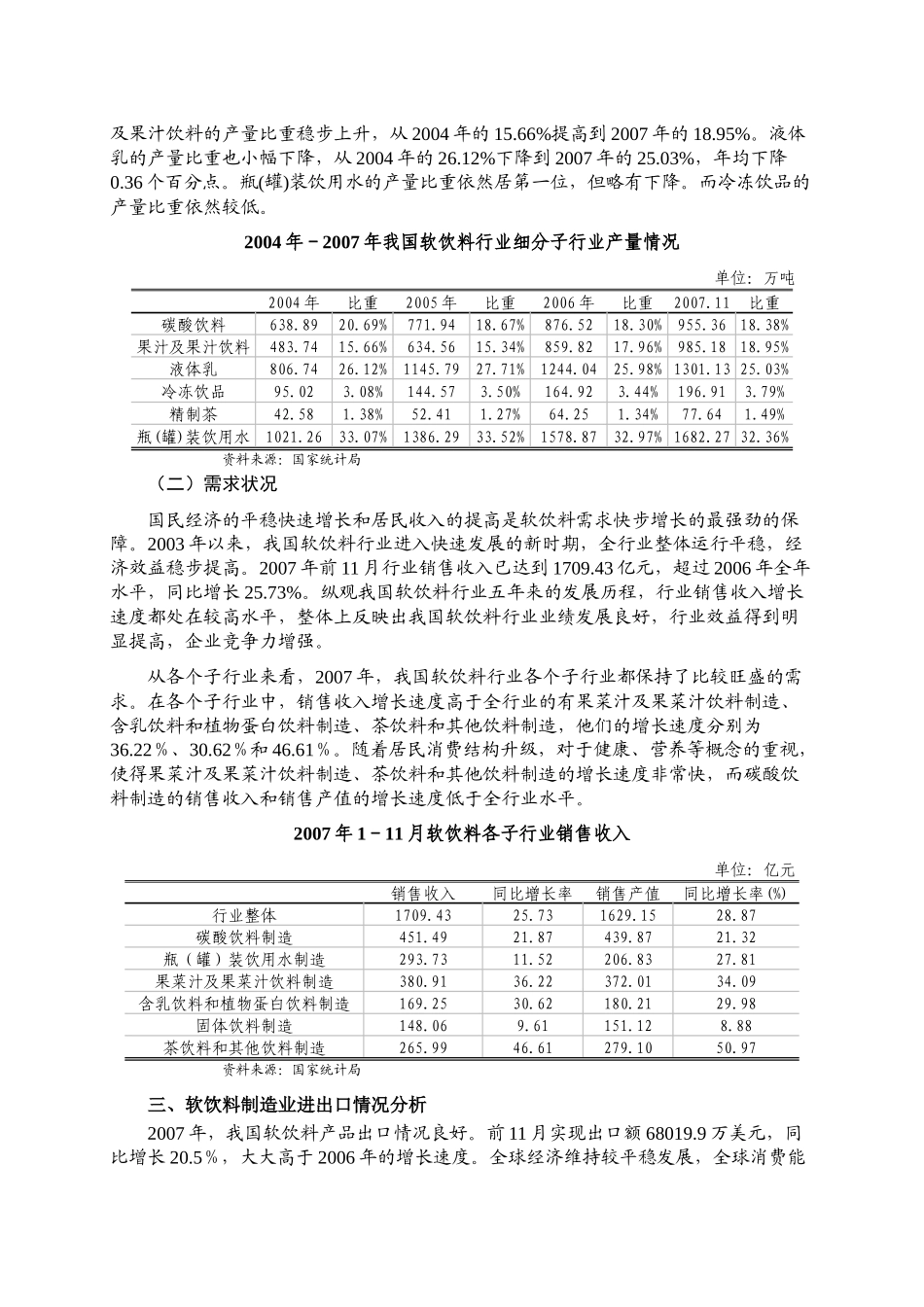 饮料制造业市场竞争分析_第3页