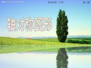 新版苏教版三年级数学上册《轴对称图形》课件