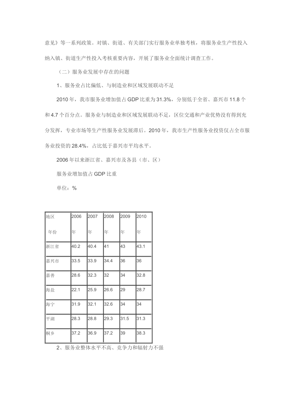 平湖市服务业十二五发展规划_第3页