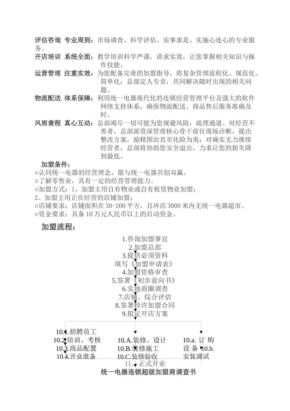 统一电器连锁超市招商_第2页
