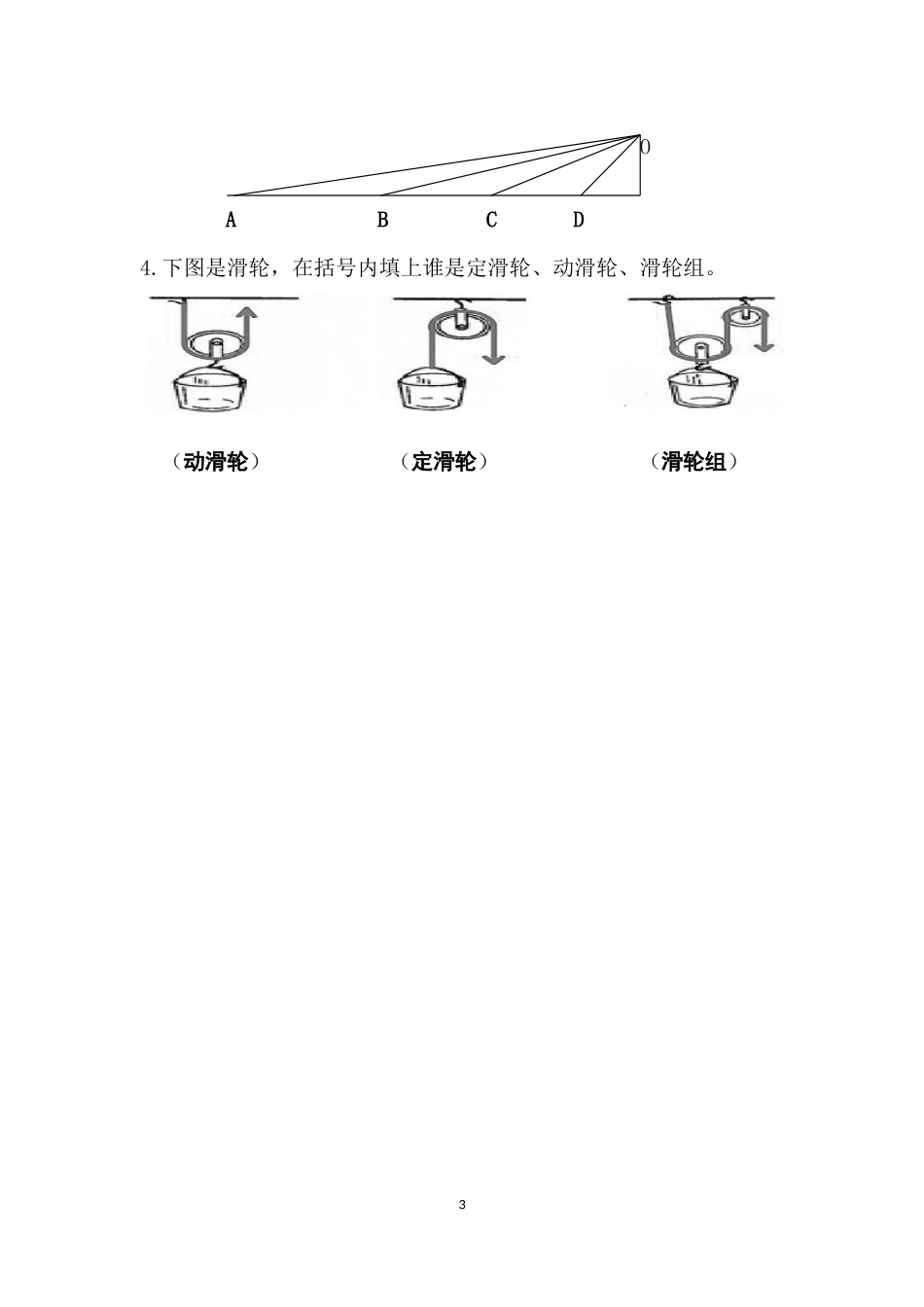 仁怀市实验小学六年级科学半期检测试题答案_第3页