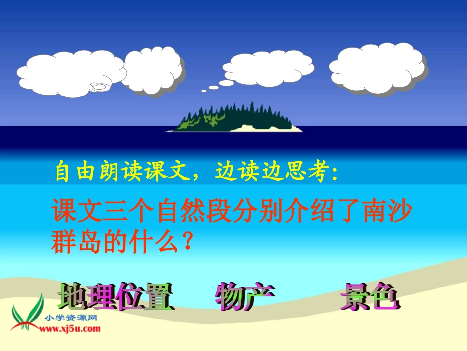 《美丽的南沙群岛》PPT课件(苏教版三年级语文下册课件)_第3页