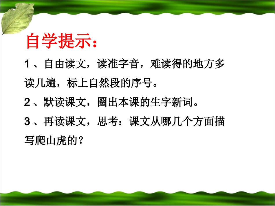 （中小学精品）《爬山虎的脚》_第3页