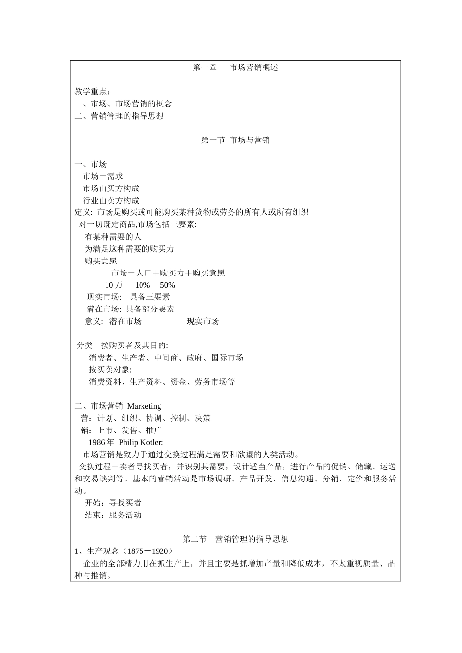 现代营销学教案_第2页