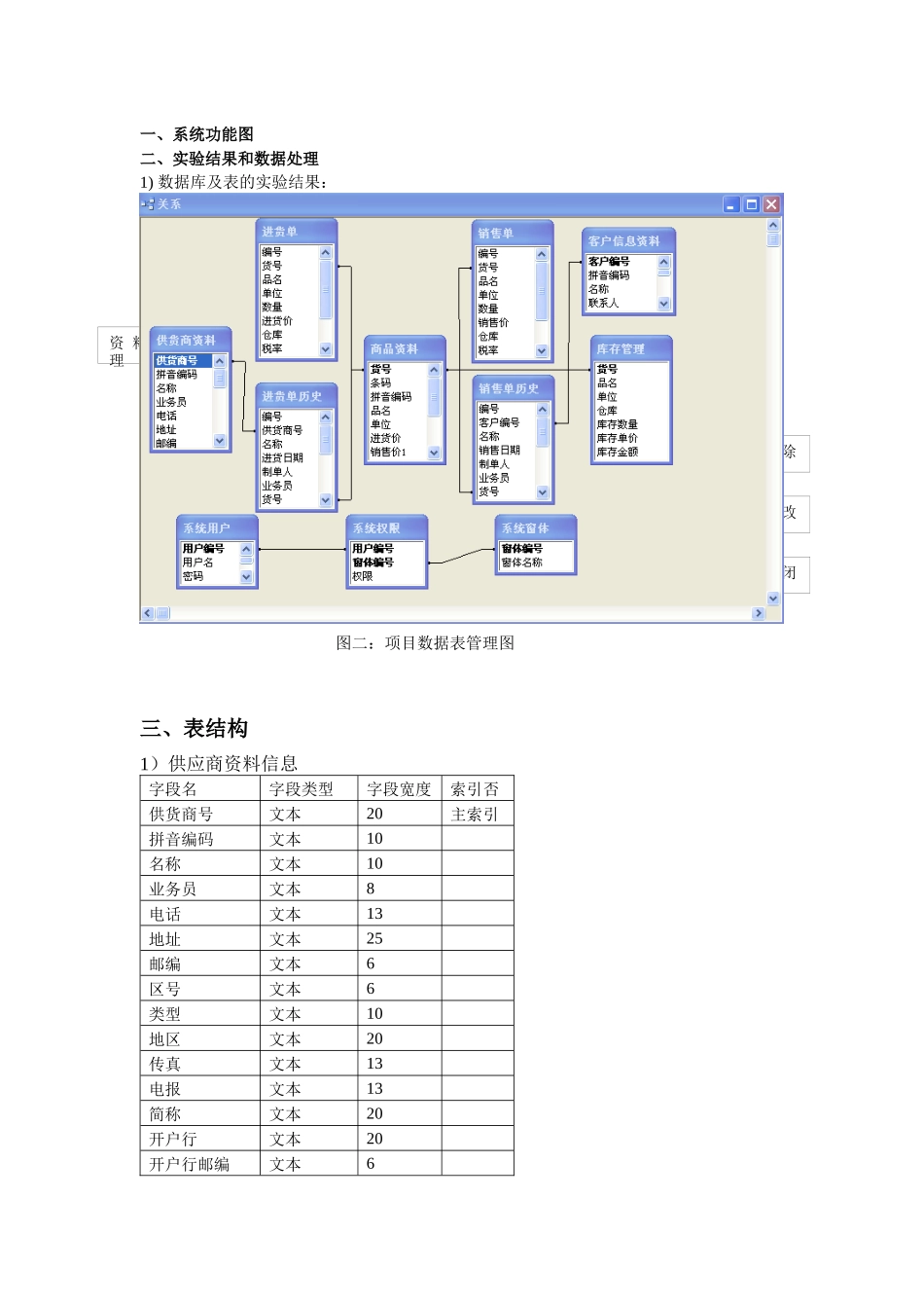 基于access的进销存管理系统报告_第2页