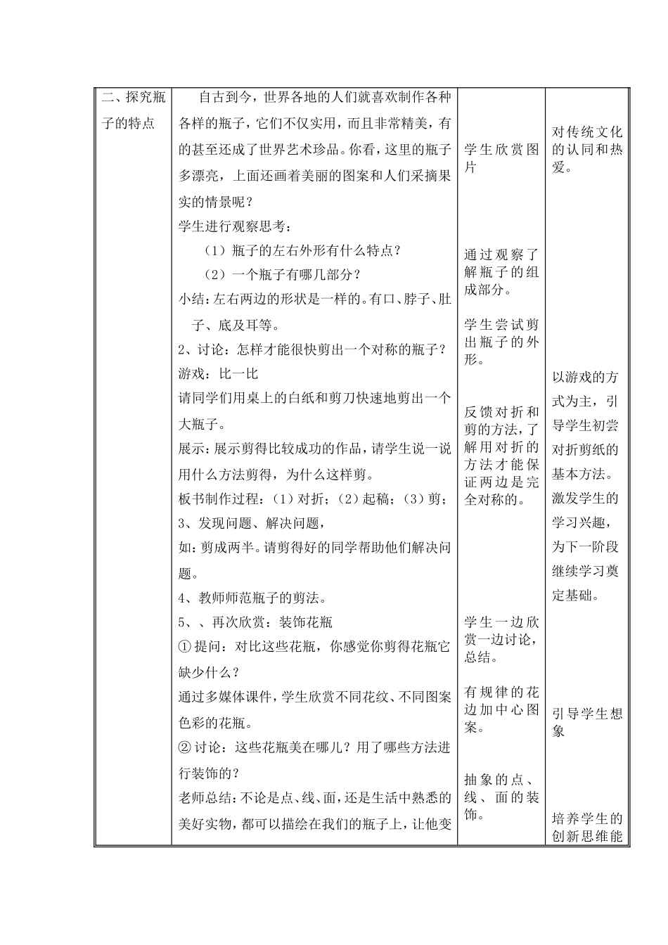 《漂亮的瓶子》教学设计_第2页