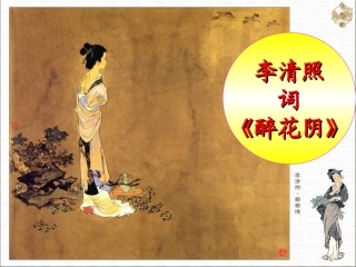 (中小学精品）李清照词两首