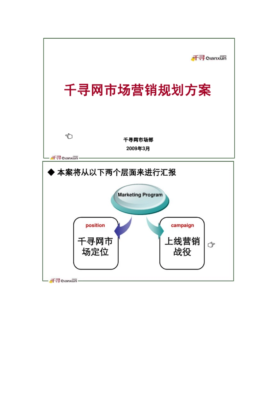 千寻网营销方案_第1页
