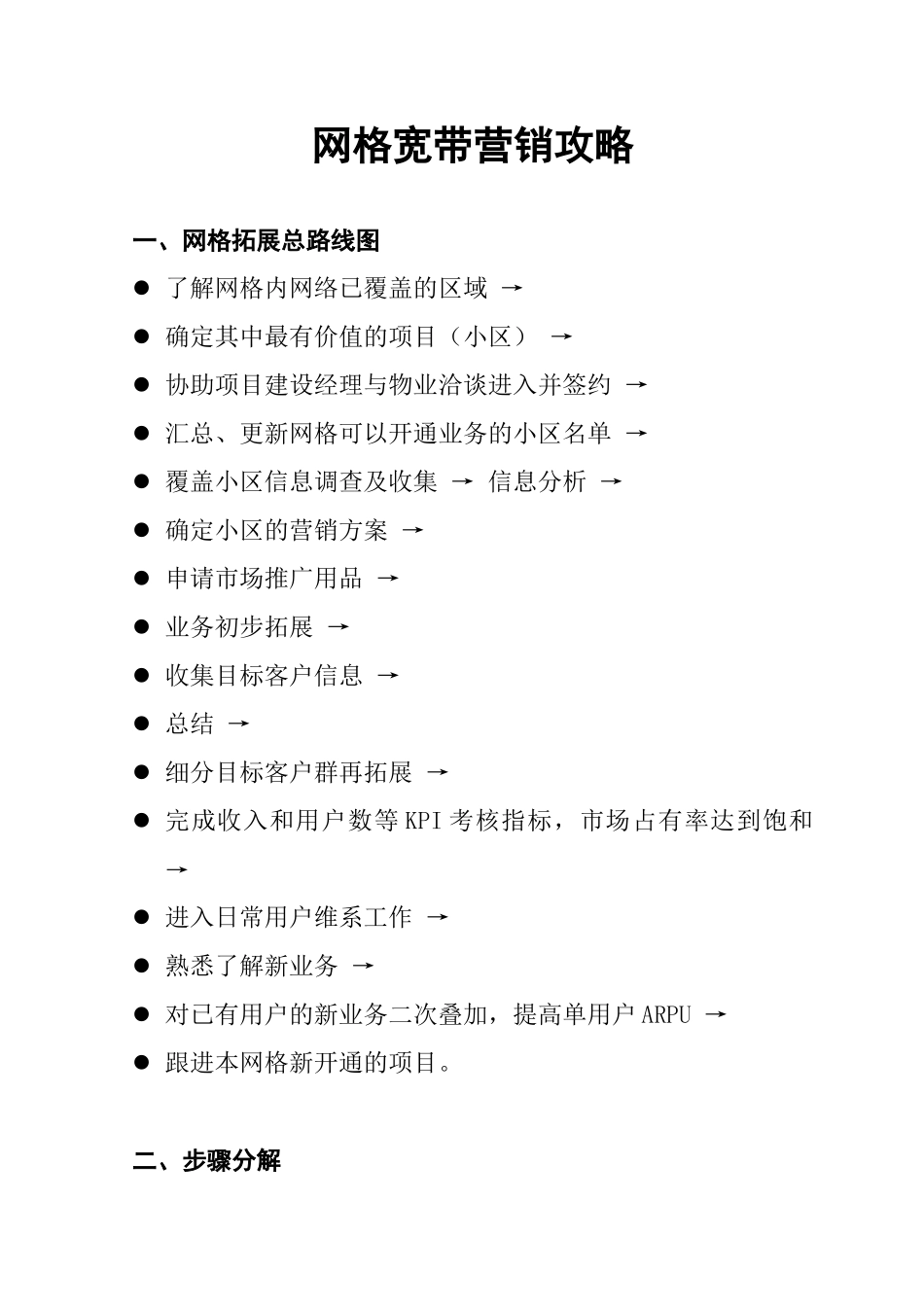 网格宽带营销攻略_第1页